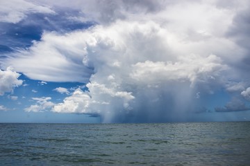 Naklejka na ściany i meble Storm over the Gulf of Mexico