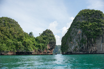 Naklejka na ściany i meble Island in Krabi Thailand. 