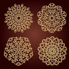 Ethnic decorative elements.