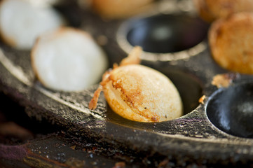 Thai coconut pan cake