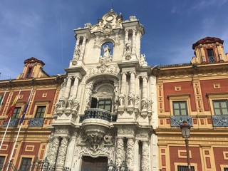 Fototapeta na wymiar Palacio de San Telmo