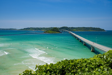Fototapeta premium 角島大橋 海土ヶ瀬公園