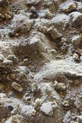 This is a photograph of coal and ashes background