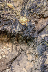 Close up old weathered gray rock textured background