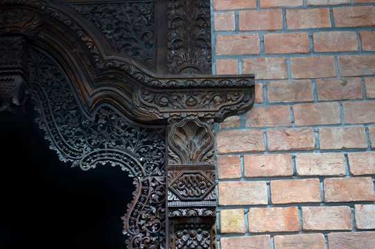 wooden window