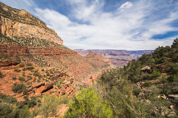 Beautiful view of Grand canyon, famous place for tourists.