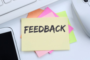Feedback Business Konzept Kundendienst Service Meinung Bewertung