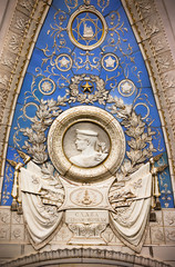 Maiolica panel in Moscow metro