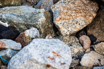 Rock texture in close up