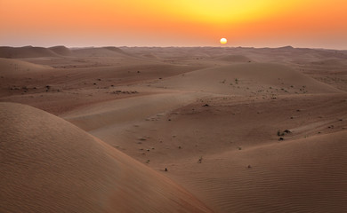 Desert sunrise