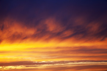 sky during sunrise