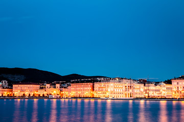 Obraz premium the lights of the city of Trieste