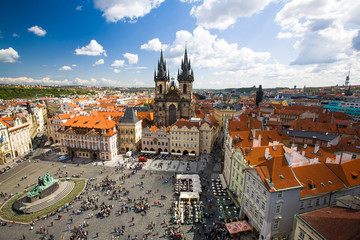 Obraz premium Old Town Square in Prague, Czech republic