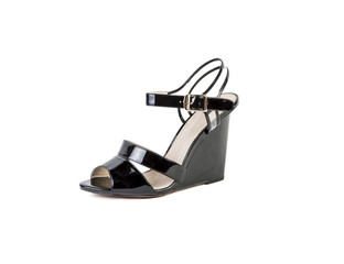 Naklejka premium stylish shoes on a white background, women shop online