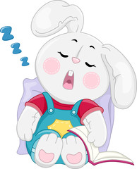 Toy Rabbit Sleeping