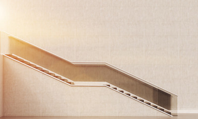 Long staircase indoors