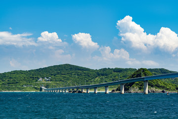 角島大橋　角島中道