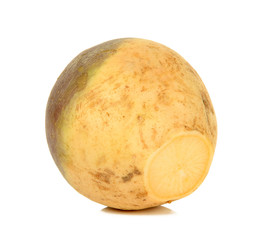 Swede isolated on the white background