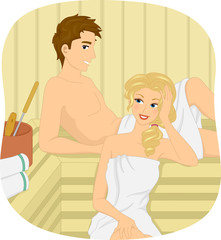 Couple Sauna
