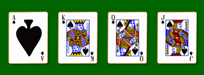 The Royal Spades Cards