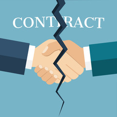 termination of contract vector