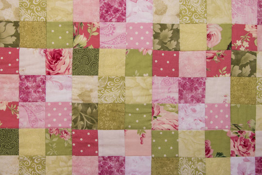colourful patchwork quilt