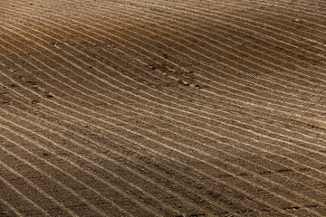 plowed agricultural land