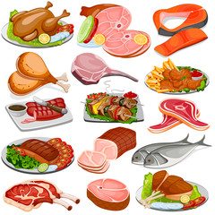 Poultry and Meat Product Food Collection