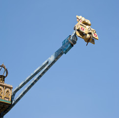 Fototapeta premium Attraction at the Tivoli gardens - Copenhagen