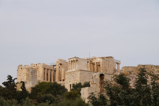 Beautiful Acropolis in Athens, Greece.