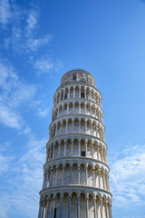 Fototapeta na wymiar torre pendente di Pisa, toscana, italia