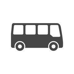 Bus icon vector, logo illustration