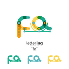 Letters logo icon