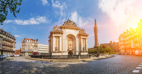 Porte de Paris in Lille France