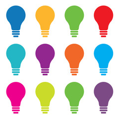 BULB ICON WITH IDEA CONCEPT. INFO GRAPHIC for business, marketing, creative, web design and graphics