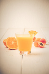 Orangen Aprikosen Saft