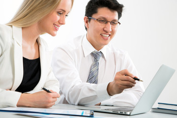 Fototapeta premium Business people