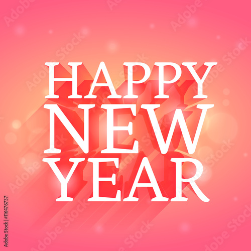 Year happy pink neighbor backyard cake let them "happy new year design in beautiful pink background" Stock image and