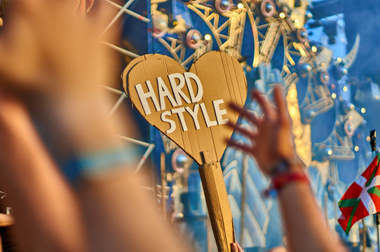 Hardstyle Sign at Techno Festival