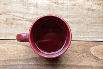 Tea on a wooden table