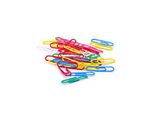 colourful paper clips