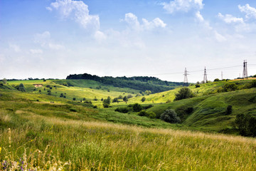 Fototapeta premium slope of the ravine