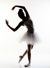 Ballerina performing a dance 