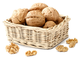 walnuts in the basket