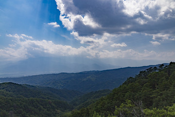Fototapeta premium blue mountains