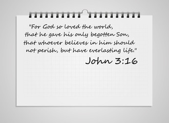 Fototapeta premium Bible verse