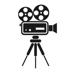 Obraz premium Movie camera icon