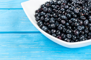 Blueberries in bowl