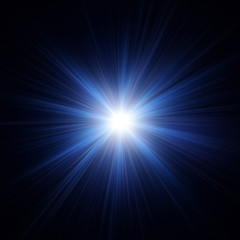 Obraz premium Rays of colorful light illustration. Abstract Background. Glow light effect