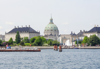 waterside scenery in Copenhagen